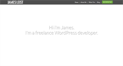 Desktop Screenshot of jamesleist.com